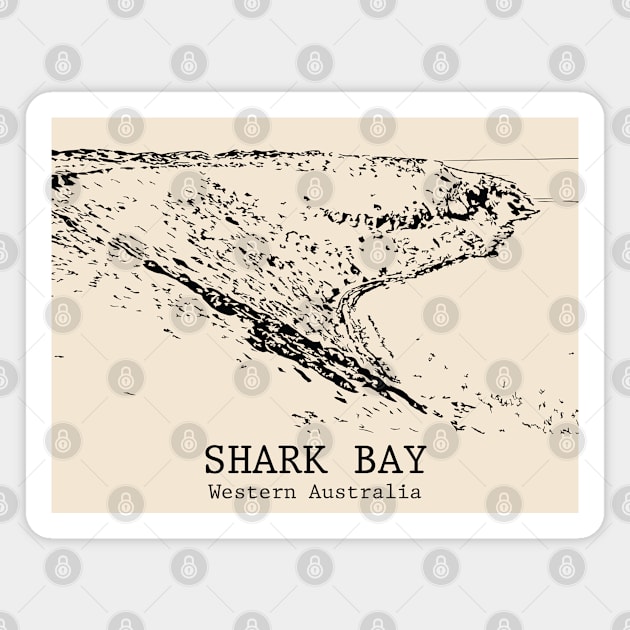 Shark Bay - Western Australia Magnet by Lakeric